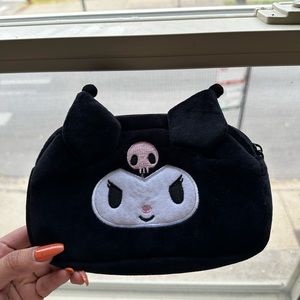 Kuromi pencil pouch with 6 Croc charms